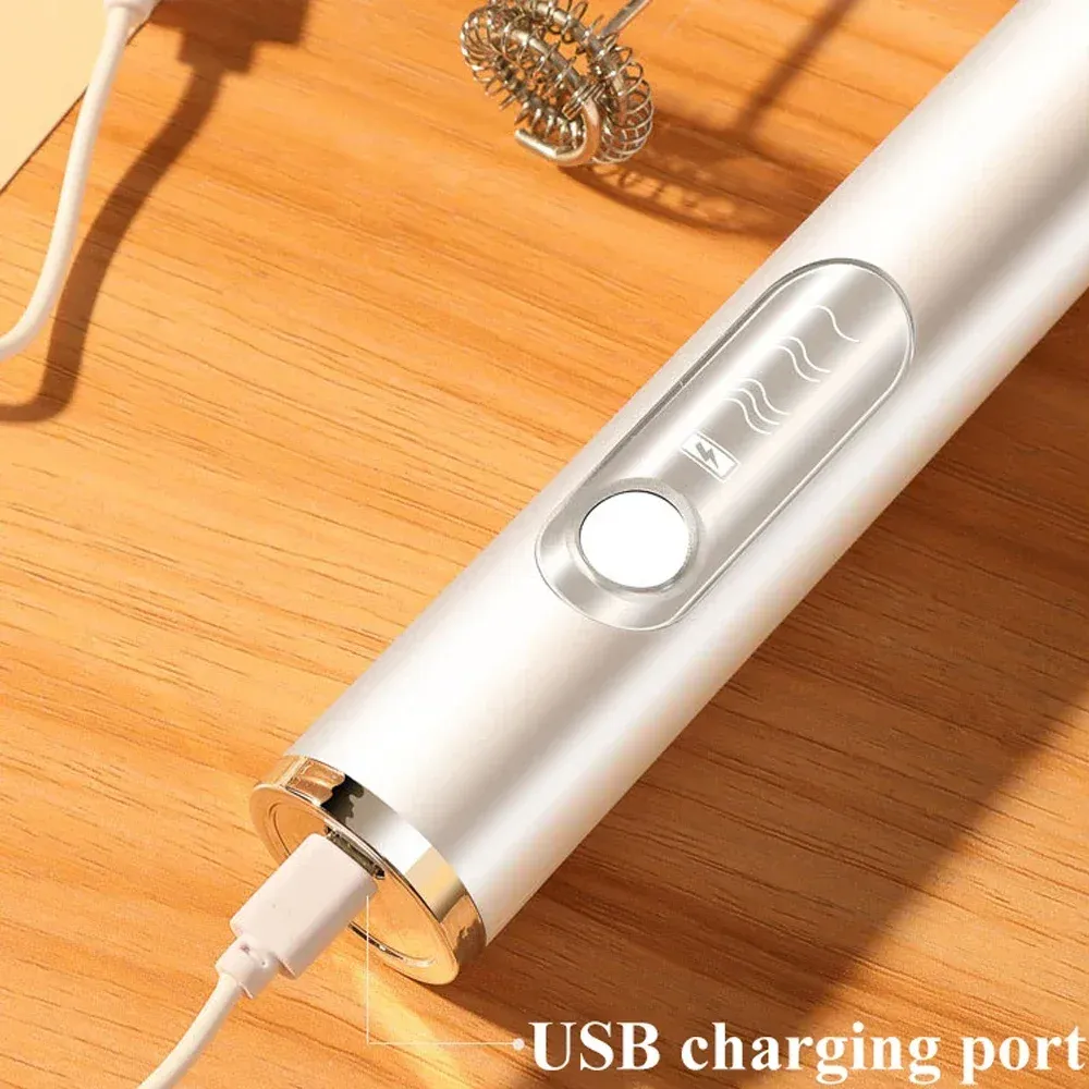 Mousseur à lait électrique portatif rechargeable par USB 6