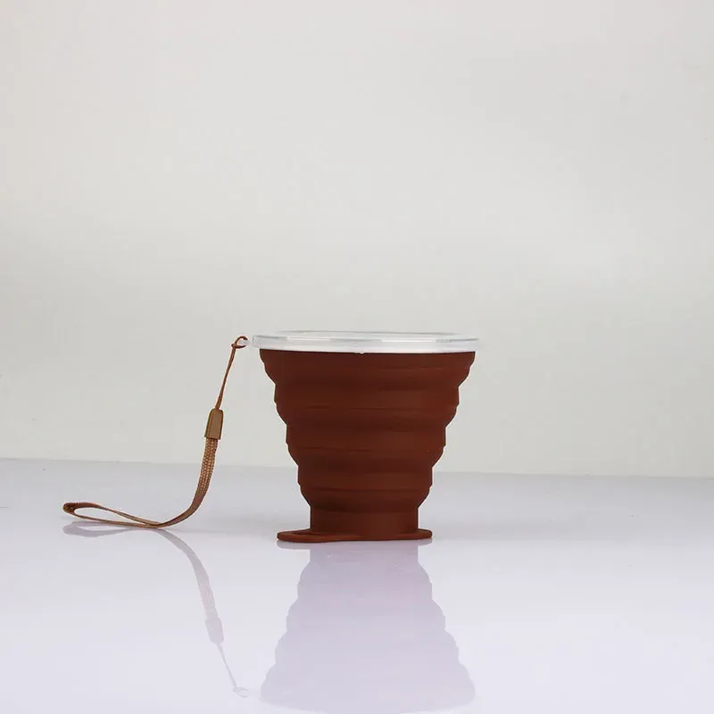 Tasse pliable en silicone télescopique, bouteille d'eau mignonne pour voyage en plein air, tasse pour enfants 12