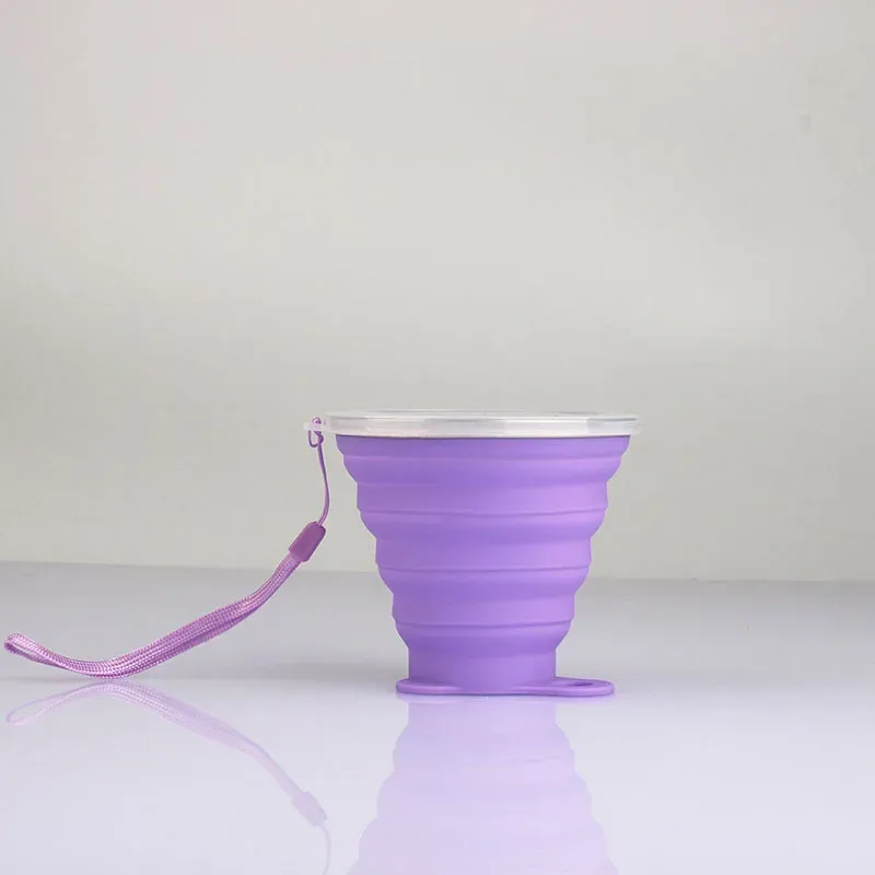 Tasse pliable en silicone télescopique, bouteille d'eau mignonne pour voyage en plein air, tasse pour enfants 10