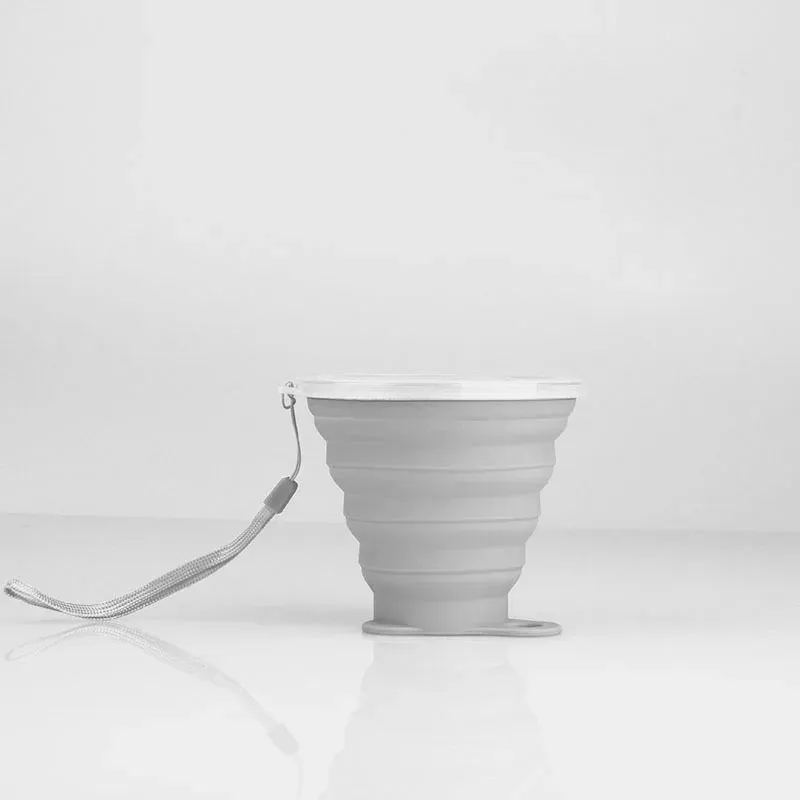 Tasse pliable en silicone télescopique, bouteille d'eau mignonne pour voyage en plein air, tasse pour enfants 14