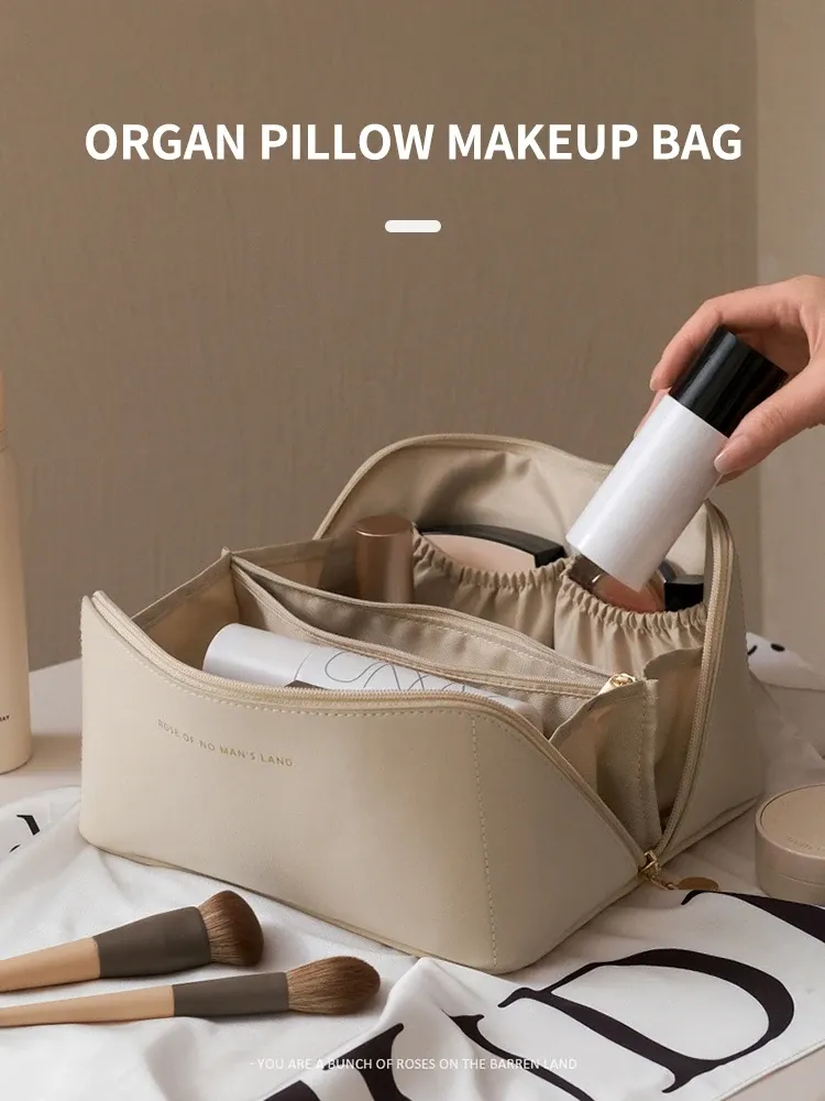 Trousse de maquillage de voyage imperméable, vue détaillée