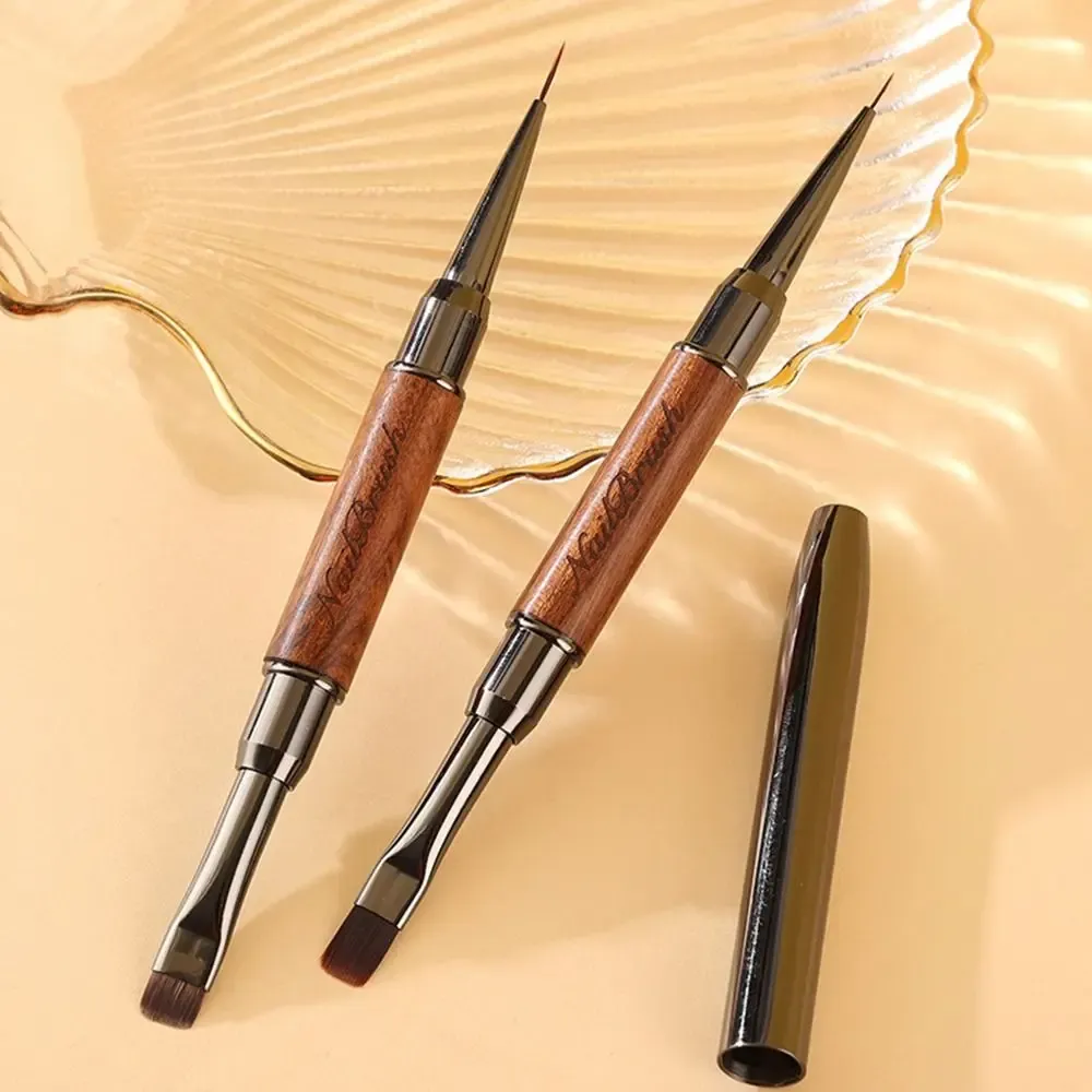 Pinceau à ongles double embout, présentation