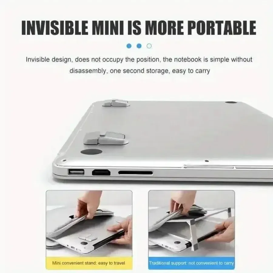 Support pour ordinateur portable en situation d'utilisation