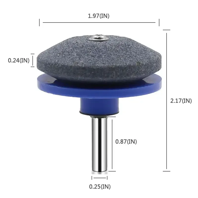 Affûteur électrique pour tondeuse à gazon avec tête de meulage réglable et meule à aiguiser, affûtage facile 2