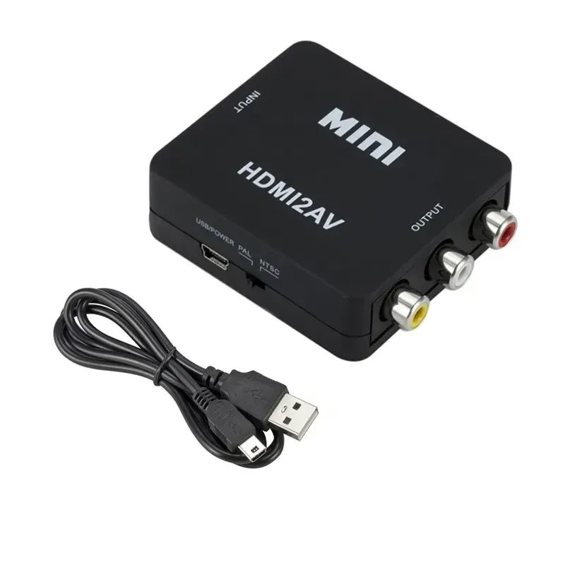 Contenu de l'emballage du convertisseur HDMI vers AV
