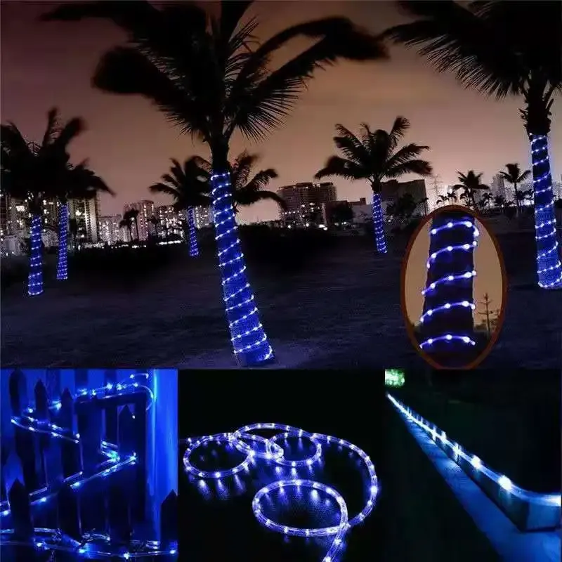Guirlande solaire LED pour décoration extérieure