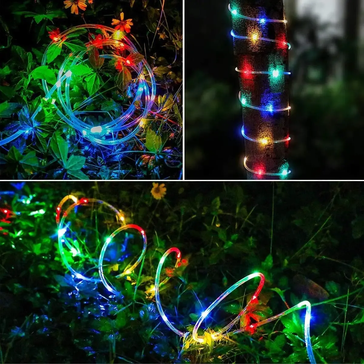 Guirlande solaire décorative pour arbre