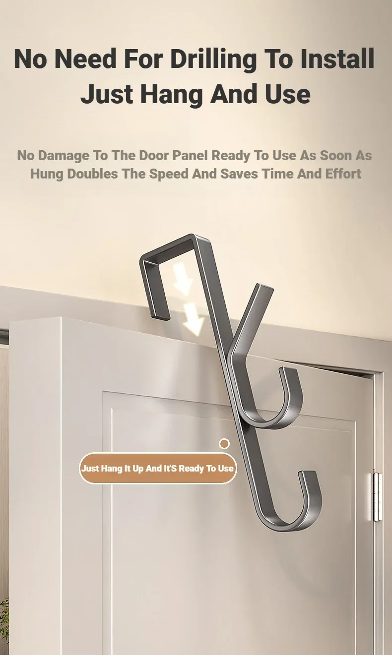 Installation d'un porte-manteau mural sans outils