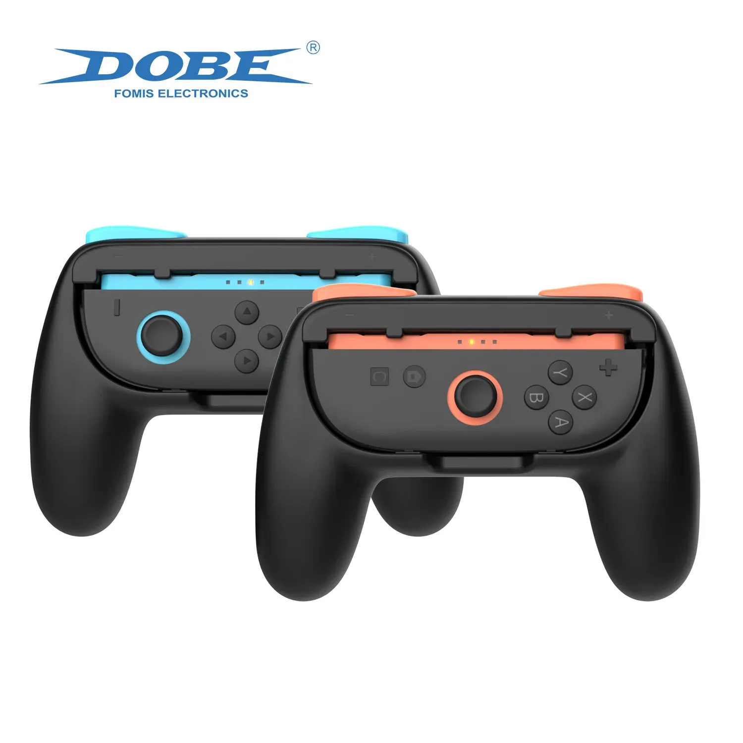 DOBE Poignée ergonomique TNS-3162S pour Nintendo Switch 2 / Switch 1, compatible Joy-Con, lot de poignées gauche et droite - Image 1