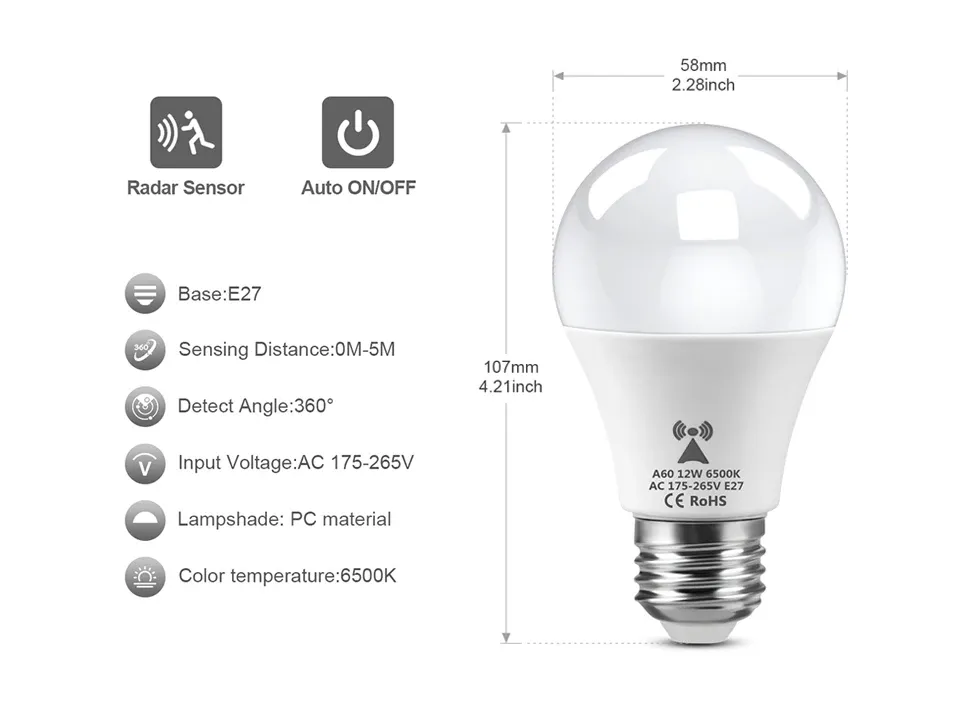 Lampe LED décorative installée dans un jardin