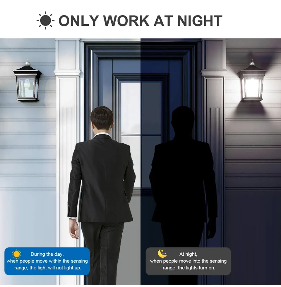 Lampe LED dans un espace extérieur