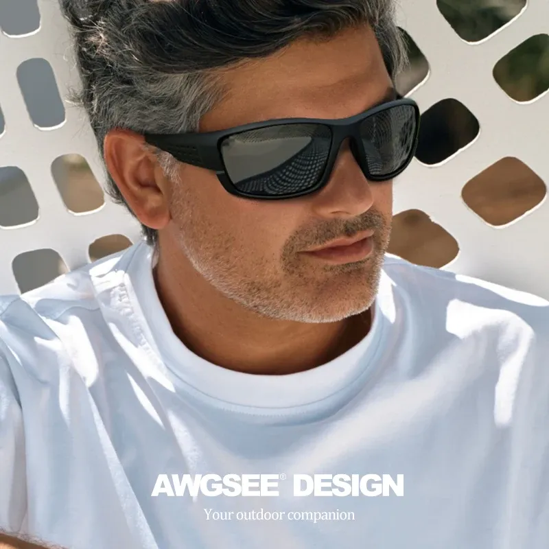 Lunettes de soleil de sport polarisées UV400 à verres photochromiques pour la pêche, les voyages, la course et la conduite 3