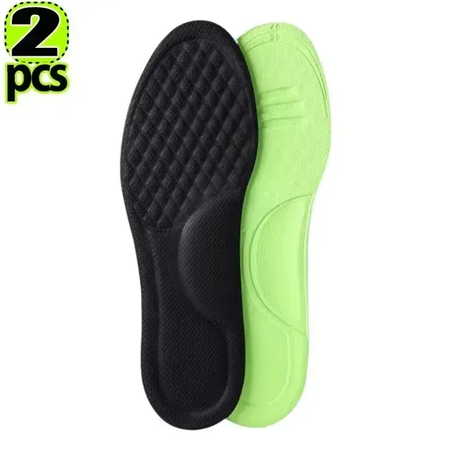 6 paires de semelles intérieures de soutien en mousse à mémoire de forme souple pour chaussures, accessoires absorbant la sueur et réduisant les odeurs 9