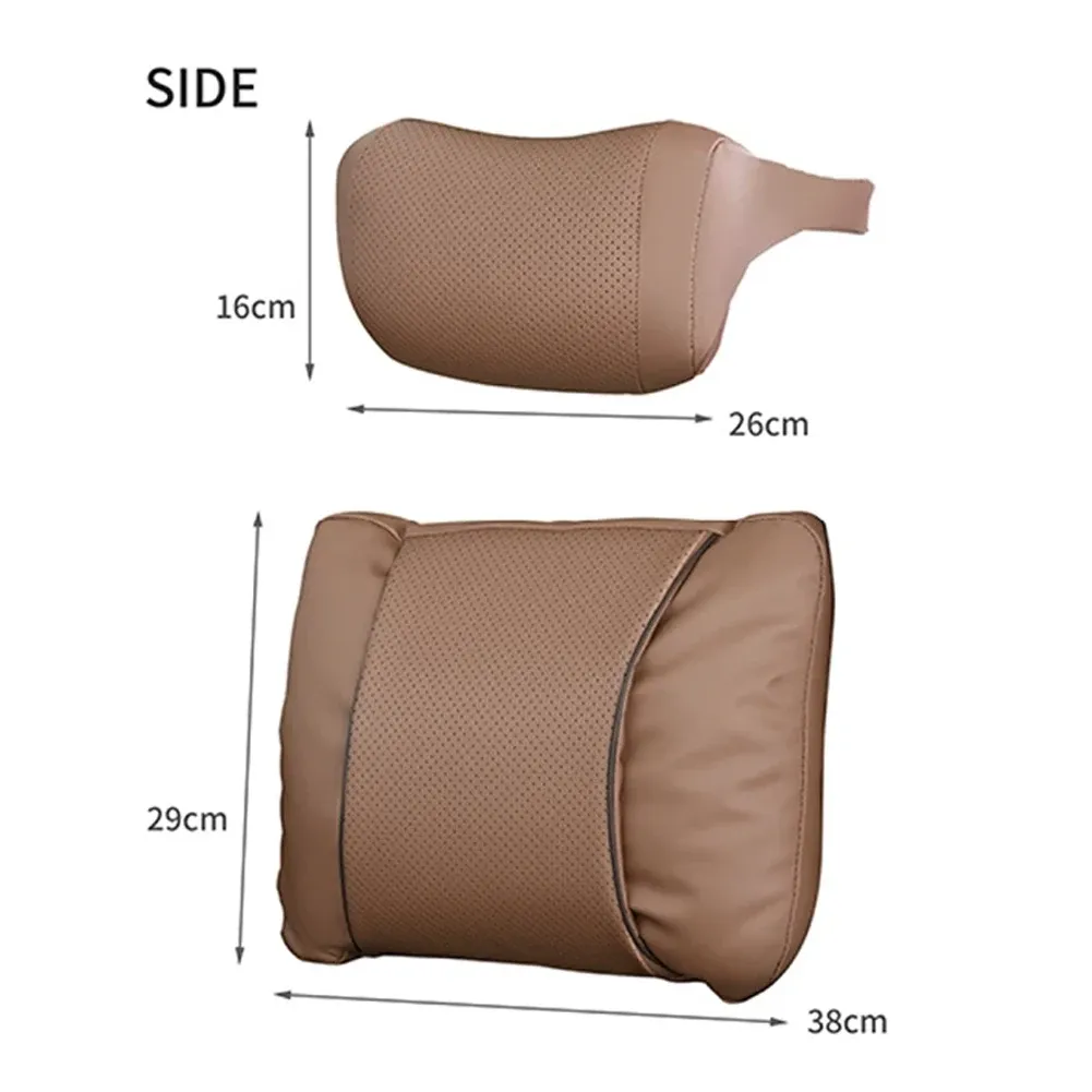 Coussin de nuque universel pour siège de voiture, appui-tête ergonomique 3D pour le voyage, soutien cervical doux et moelleux 5