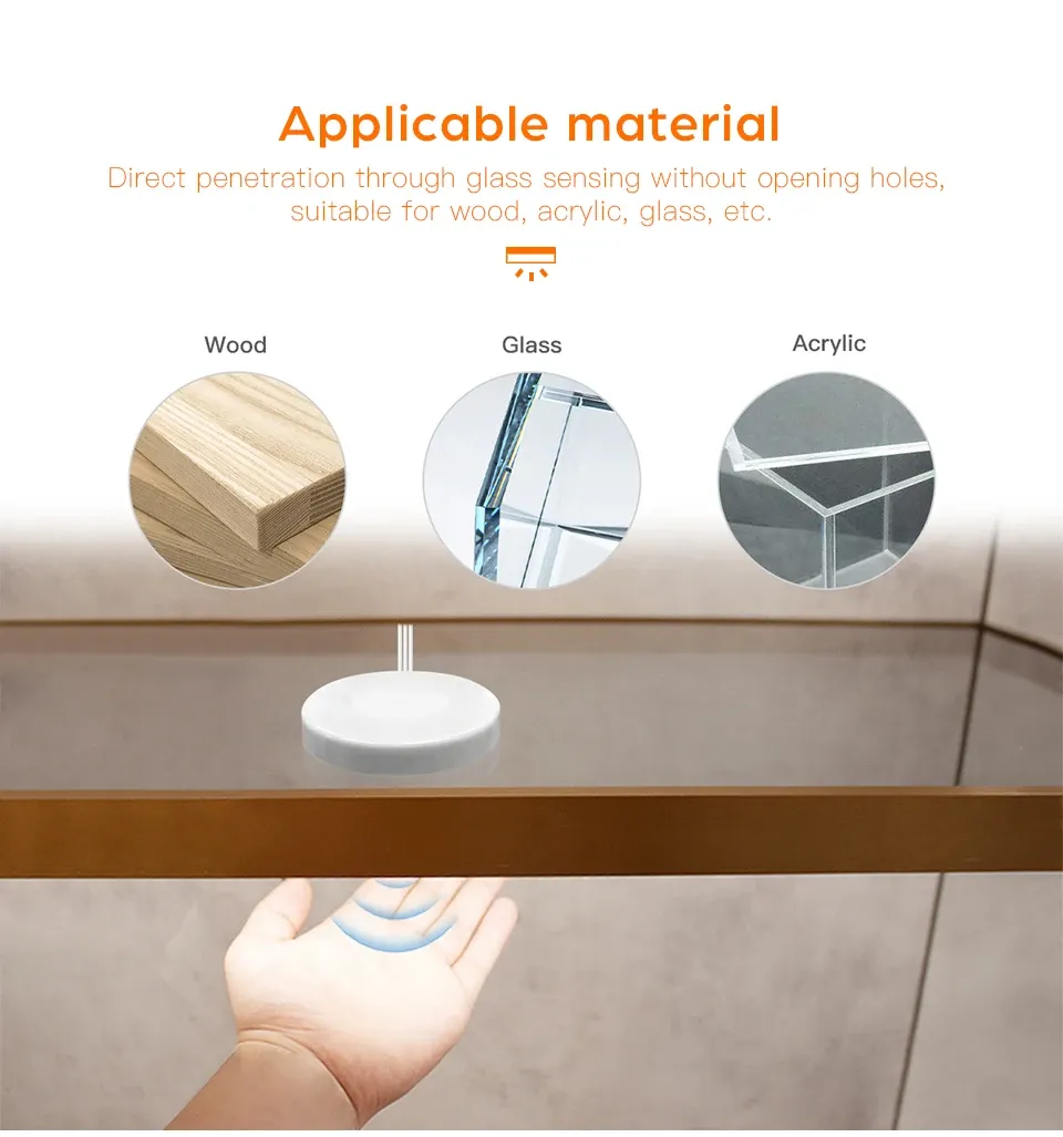 Éclairage LED tactile en situation