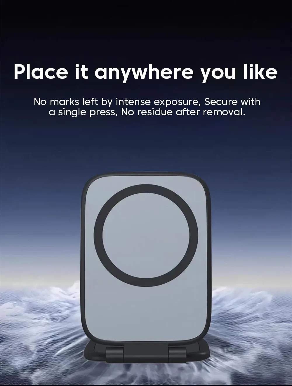 Navigation GPS affichée sur le téléphone fixé au support