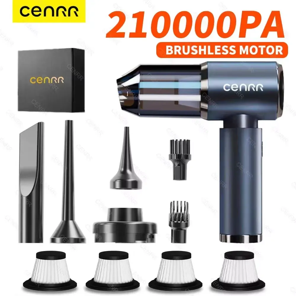 CENRR 210000PA Mini Aspirateur de Voiture Sans Fil Puissant et Portable