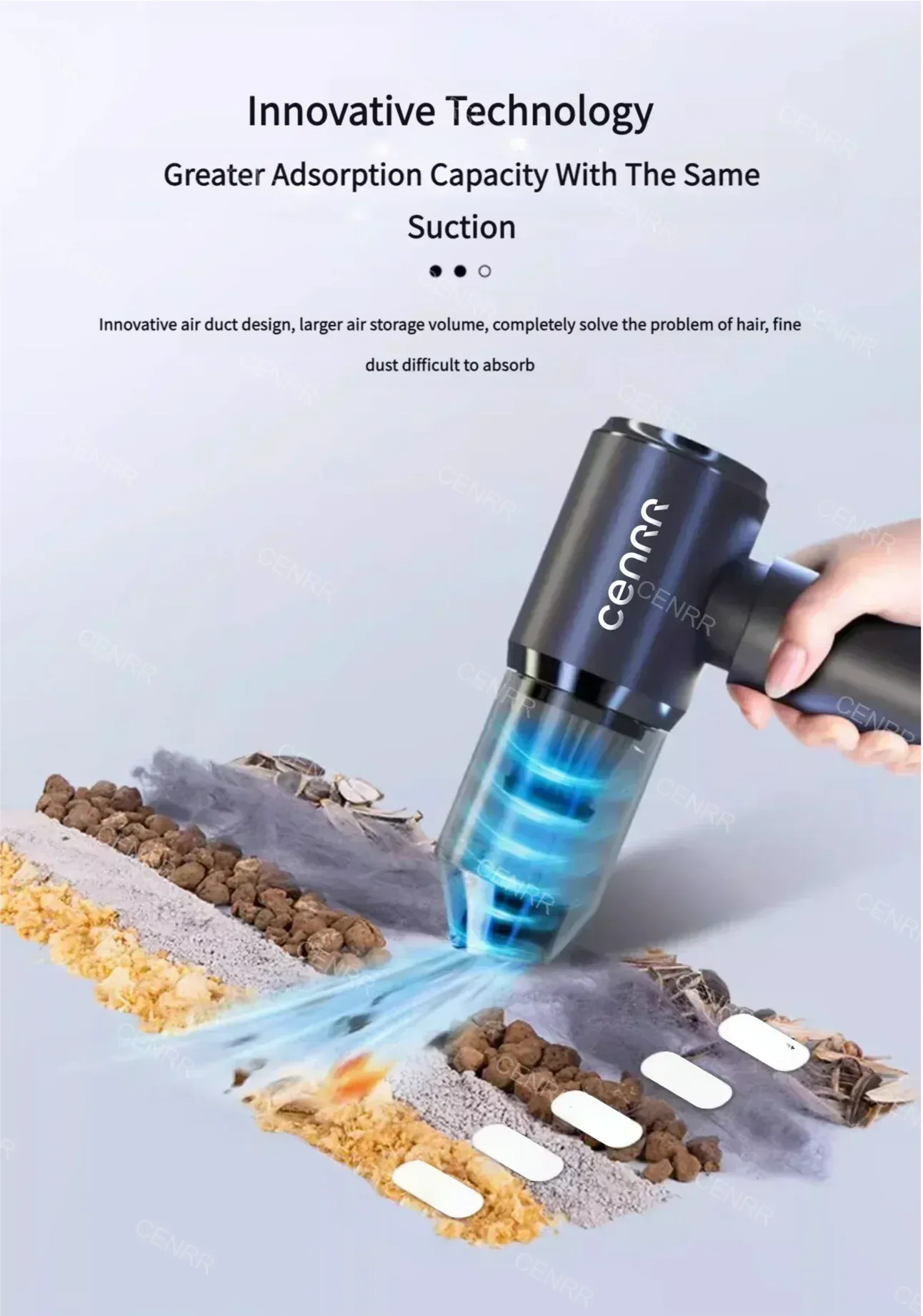 Accessoires inclus avec l'aspirateur CENRR