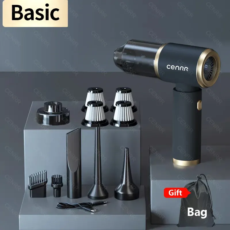 CENRR 210000PA Mini Aspirateur de Voiture Sans Fil Puissant et Portable 10