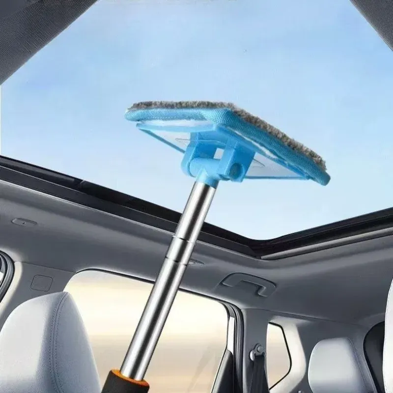 Essuie-glace télescopique pour pare-brise de voiture avec raclette de nettoyage 4