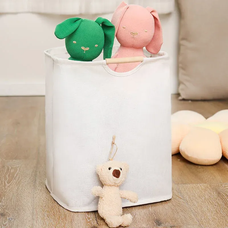 Panier à linge pliable à grande capacité avec poignée, organisateur pour vêtements sales 7