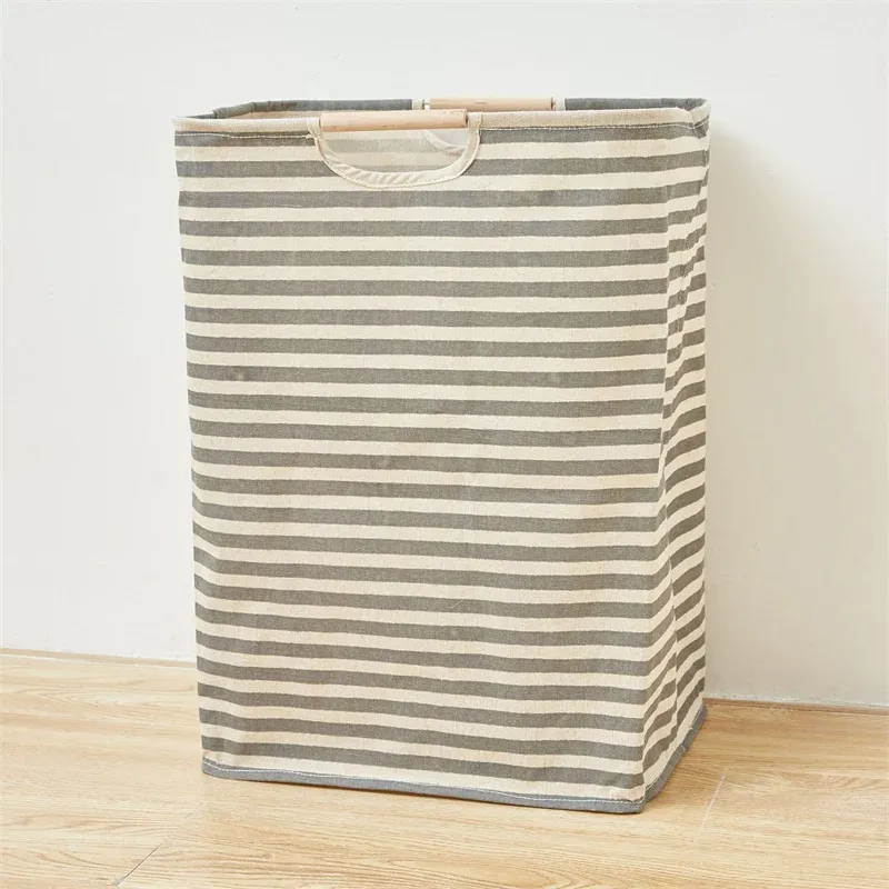 Panier à linge pliable à grande capacité avec poignée, organisateur pour vêtements sales 10