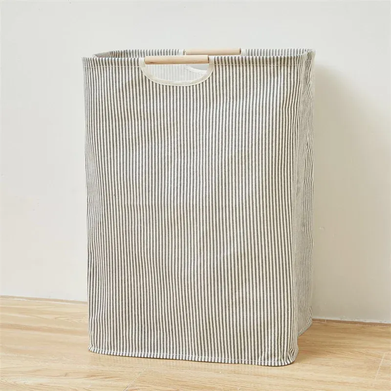 Panier à linge pliable à grande capacité avec poignée, organisateur pour vêtements sales 9