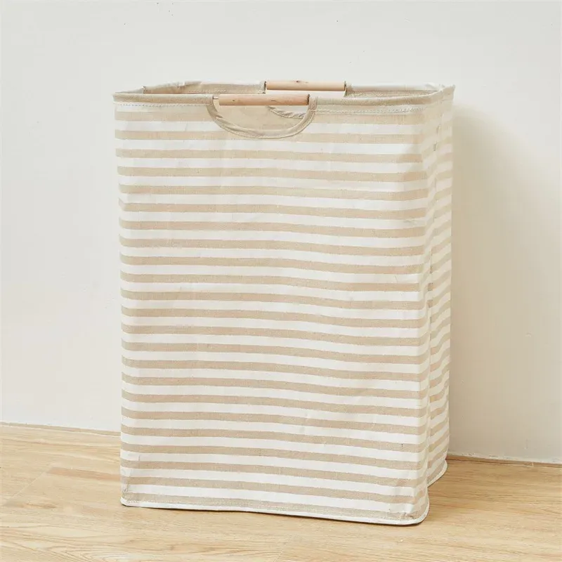 Panier à linge pliable à grande capacité avec poignée, organisateur pour vêtements sales 12