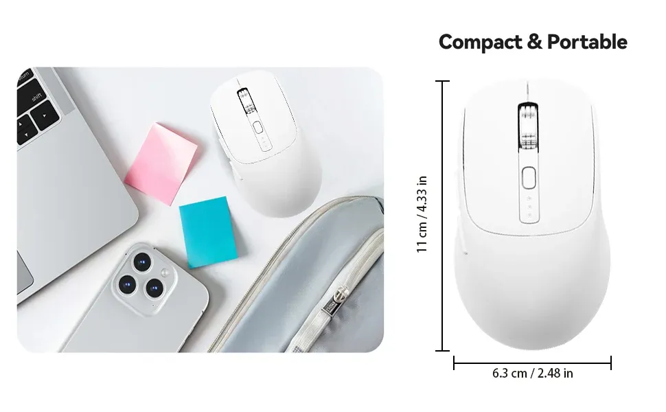 Souris sans fil dans un environnement de bureau moderne