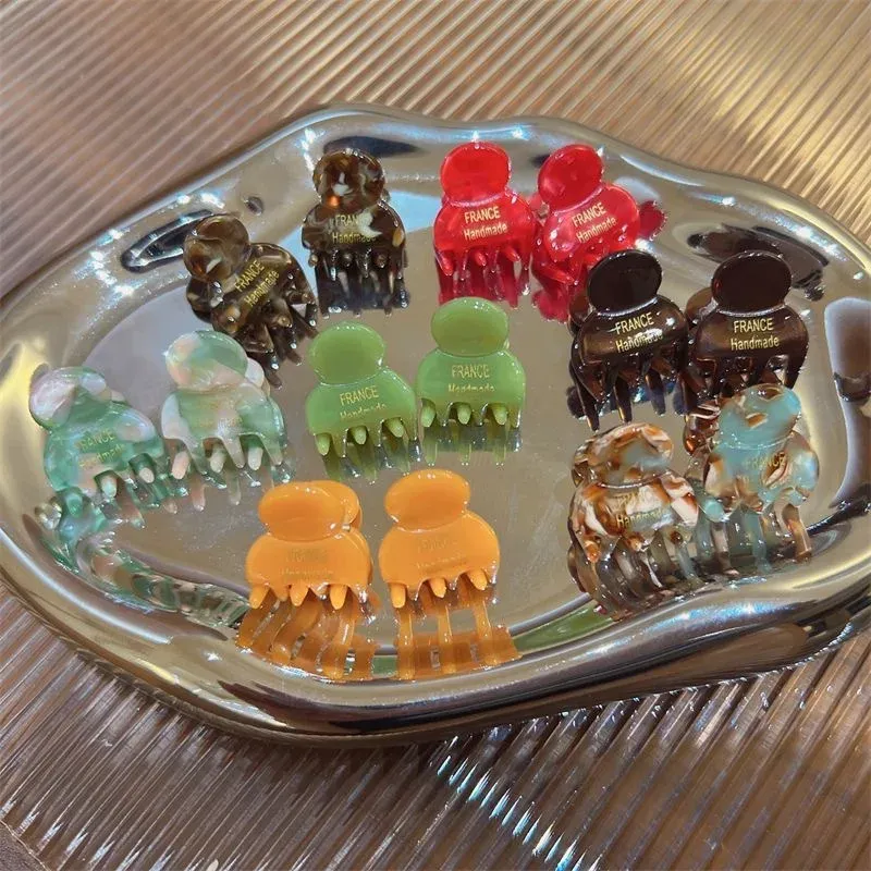 Mini pinces latérales en acétate, coiffure du soir