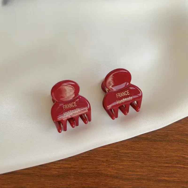 Mini pinces latérales en acétate, élégance