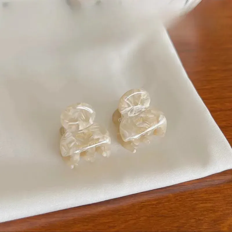Mini pinces latérales en acétate, finition