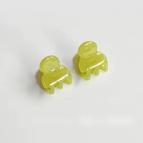 2 pièces mini pinces à cheveux en acétate de 2 cm, petites griffes latérales pour filles, pinces crabe mignonnes et accessoires cheveux pour femmes 9