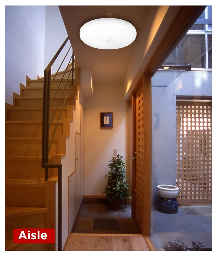 Plafonnier moderne en situation