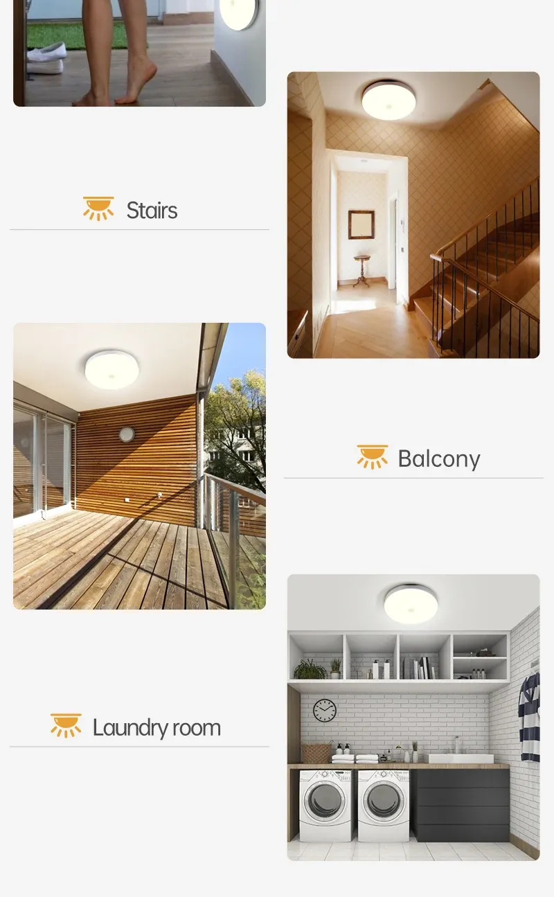 Plafonnier pour balcon