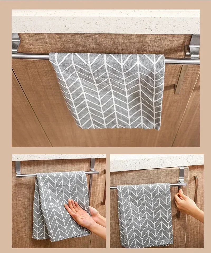 Porte-serviettes dans un espace compact