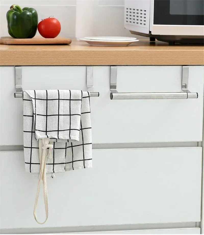 Porte-serviettes avec crochets sans perçage