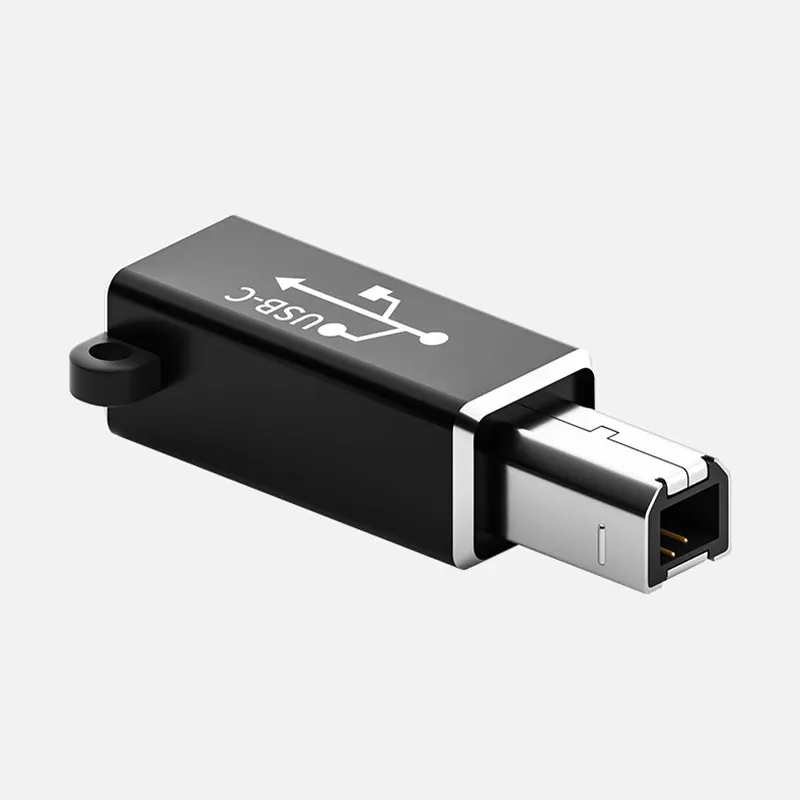 Adaptateur USB-C femelle vers USB-B mâle pour imprimante et scanner, convertisseur de transfert de données compatible clavier et contrôleur MIDI 5