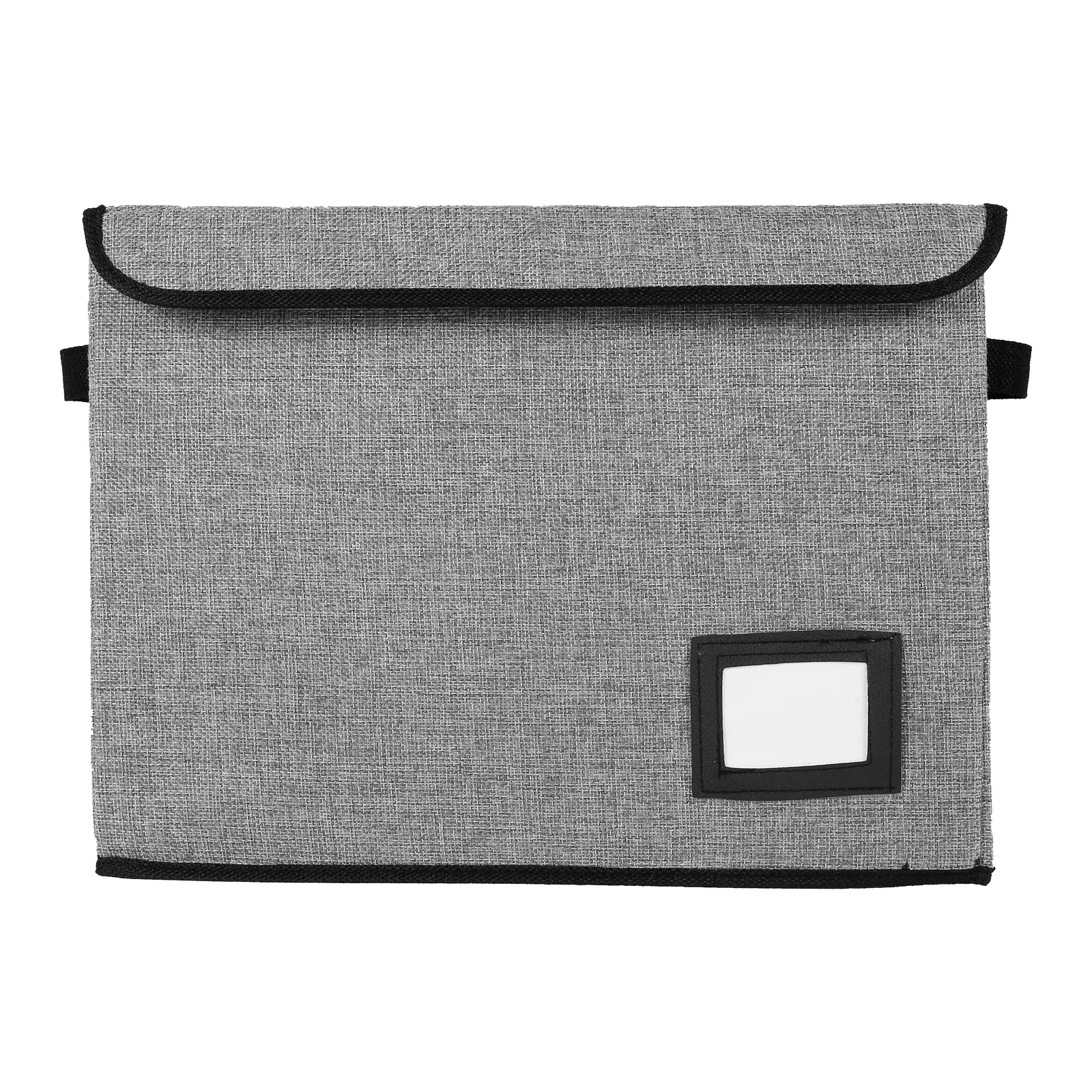 Boîte de rangement pliable avec poignée et couvercle, bac lavable pour vêtements et bandes dessinées, organisateur polyvalent pour le bureau et la maison 7
