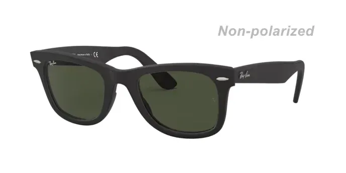 Lunettes de soleil RayBan Original Classic 2140 / 2140F Wayfarer, monture carrée, verres en verre polarisés avec protection UV, livrées dans leur boîte 9