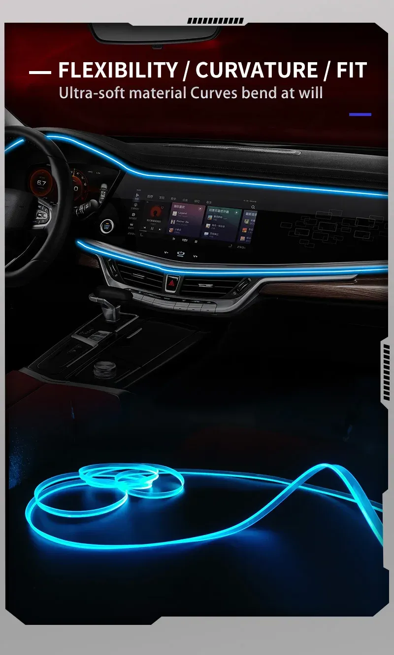 Éclairage d'ambiance LED pour voiture