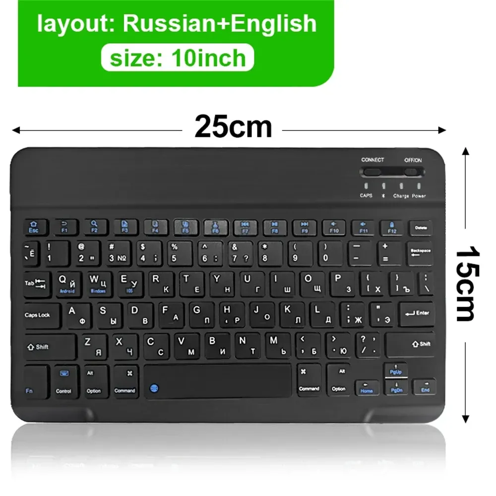 Clavier et souris sans fil Bluetooth compatibles iOS, Android, Windows, tablette, iPad Air, iPad mini et iPad Pro 19