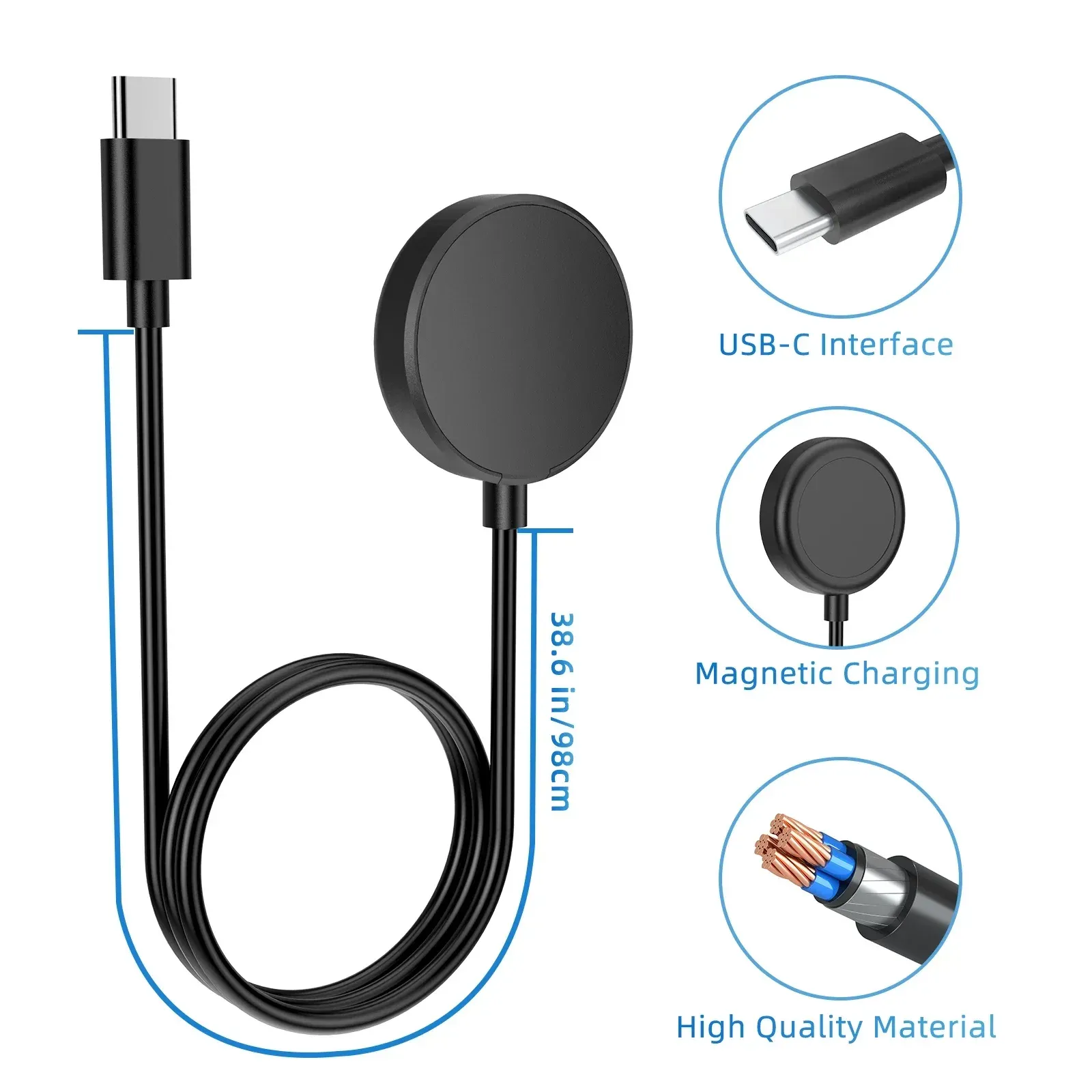 Chargeur USB-C pour Samsung Galaxy Watch en situation