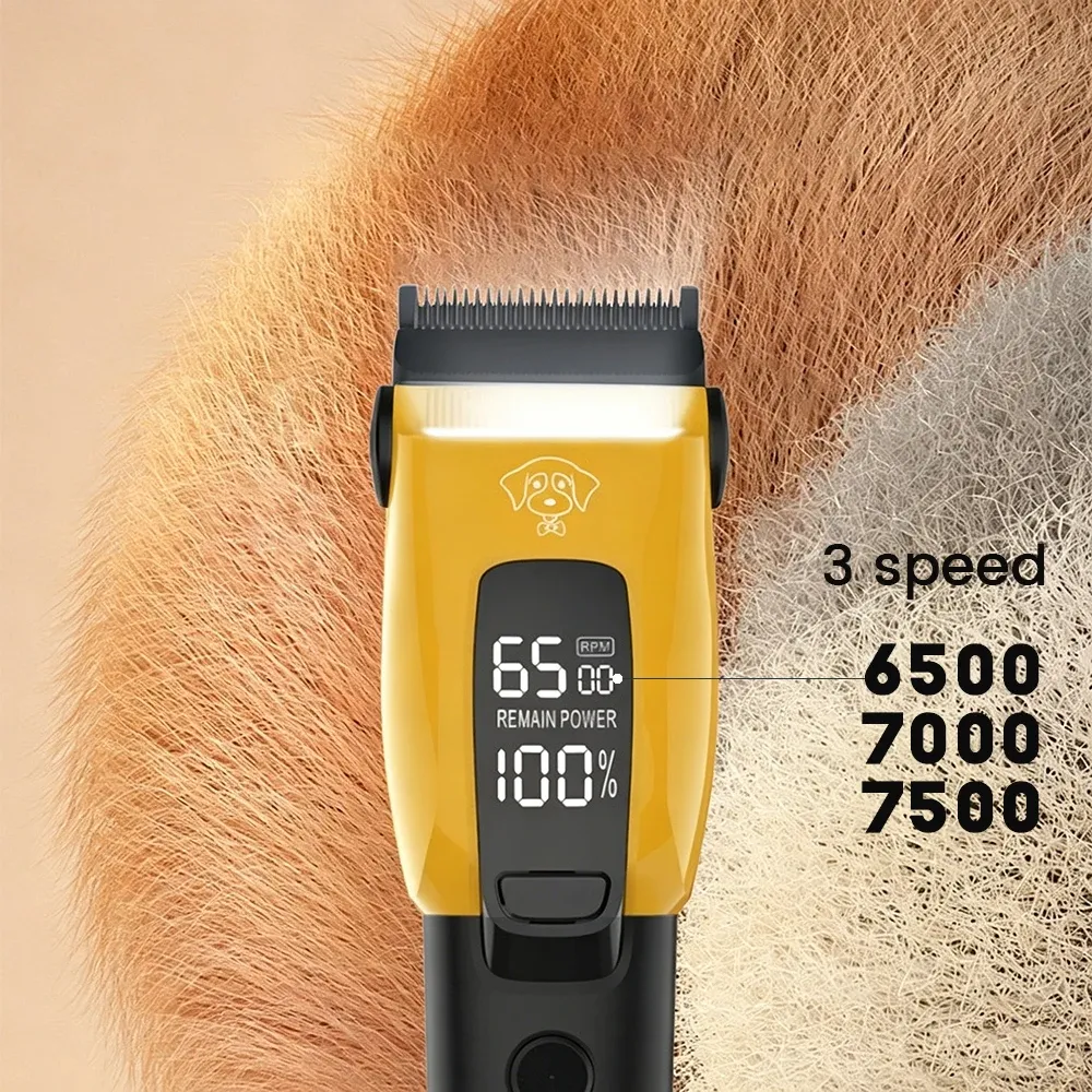 Tondeuse professionnelle pour animaux de compagnie, rechargeable par USB-C, pour chiens, chats et chiots de toutes tailles 4