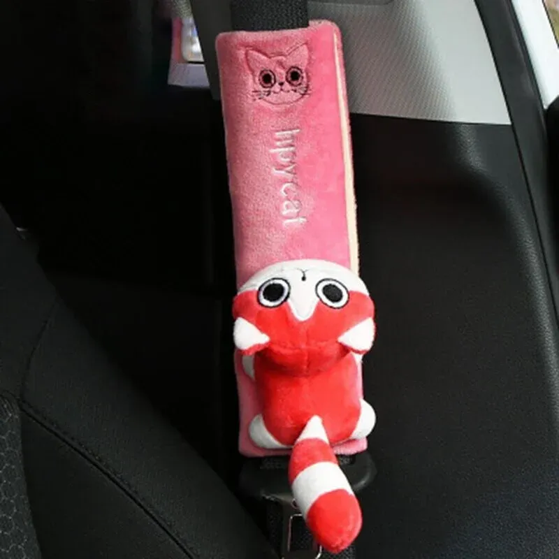 Coussinet de ceinture de sécurité universel à motifs d'animaux pour voiture 4