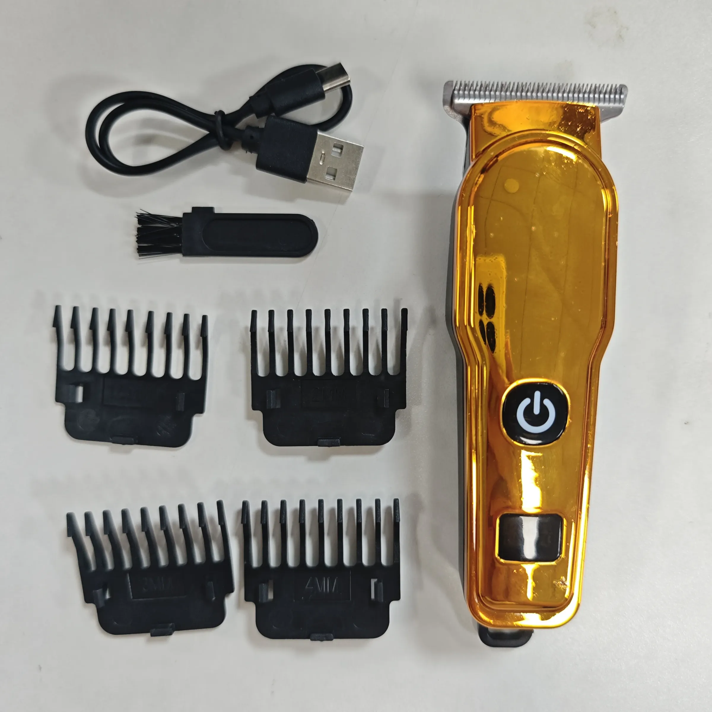Mini tondeuse sans fil, légère et portable, idéale pour les voyages, pour hommes, tondeuse professionnelle pour cheveux et barbe, lame en T à ajustement précis pour une coupe et un modelage parfaits 7