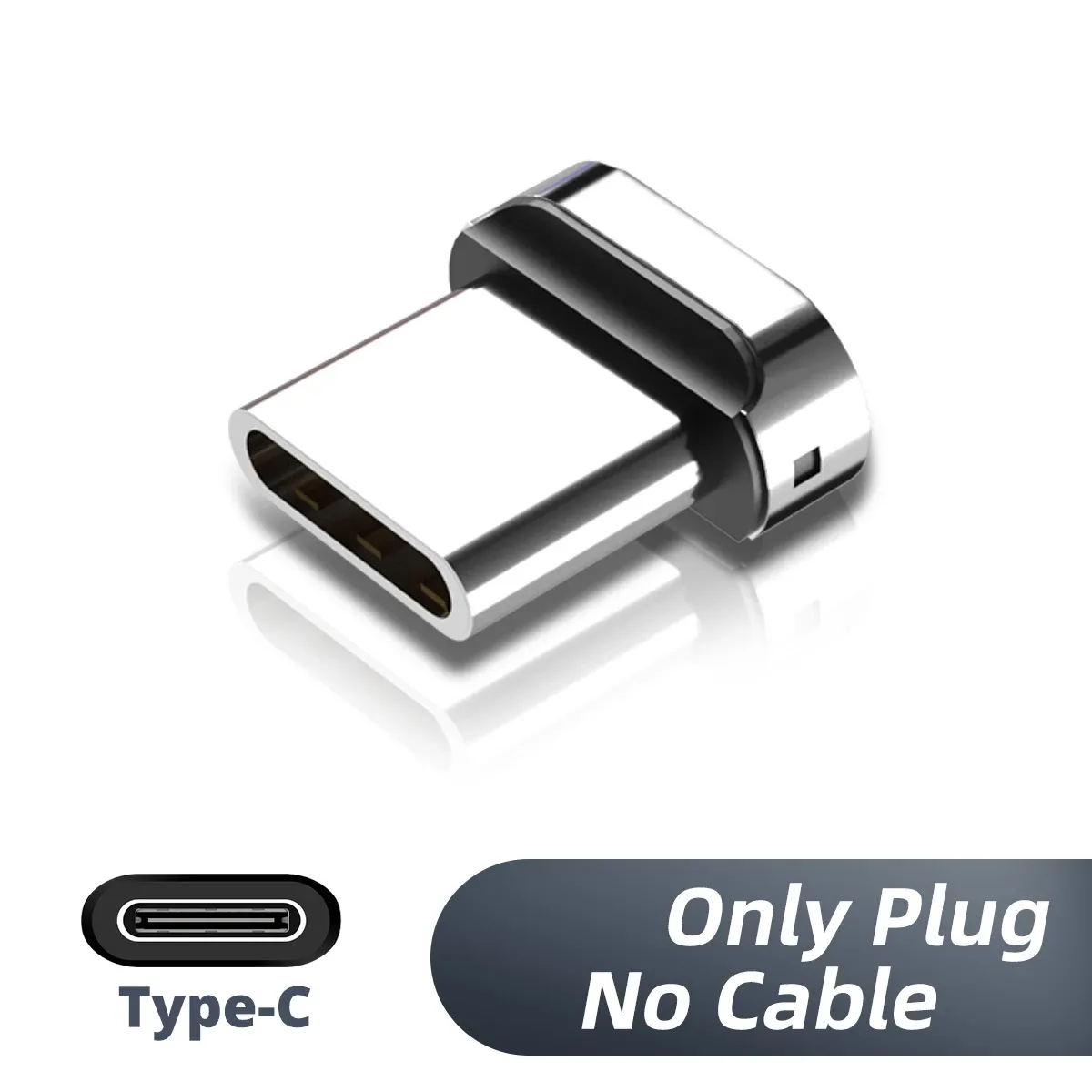 Câble magnétique USB 3A à charge rapide, avec connecteur USB-C et Micro USB 12