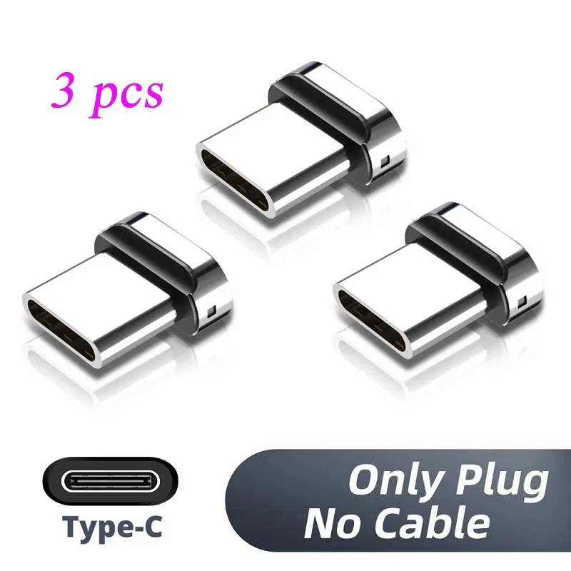 Câble magnétique USB 3A à charge rapide, avec connecteur USB-C et Micro USB 10
