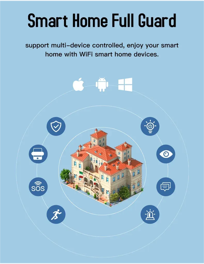 Capteur de porte et fenêtre WiFi Tuya en situation