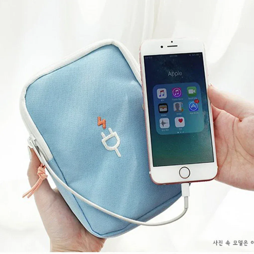 Sac de rangement de gadgets de voyage, rangement des accessoires
